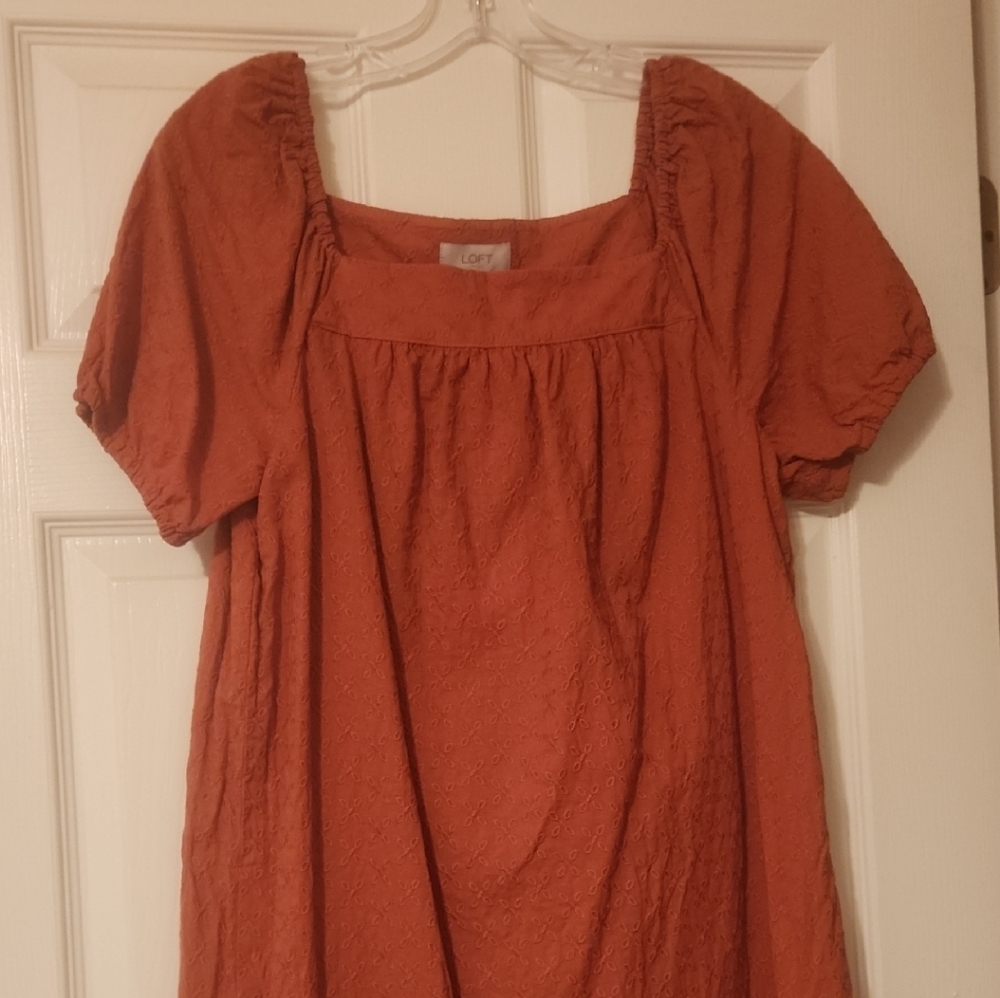 LOFT Women's Orange dress